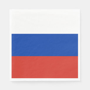 Serviette En Papier Drapeau de la Russie