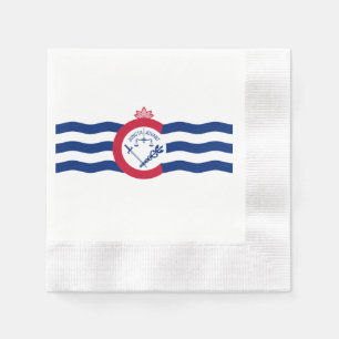 Serviette En Papier Drapeau de la ville de Cincinnati