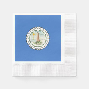 Serviette En Papier Drapeau de la ville de Virginia Beach