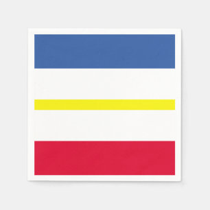 Serviette En Papier Drapeau de Mecklembourg-Poméranie occidentale Papi