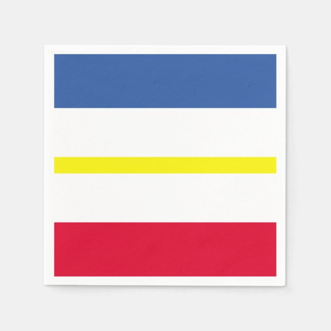 Serviette En Papier Drapeau de Mecklembourg-Poméranie occidentale Papi (Devant)