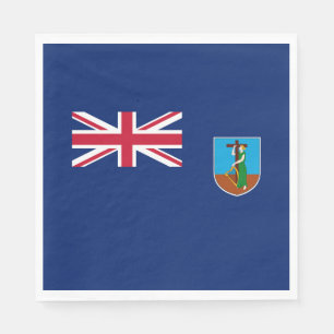 Serviette En Papier Drapeau de Montserrat
