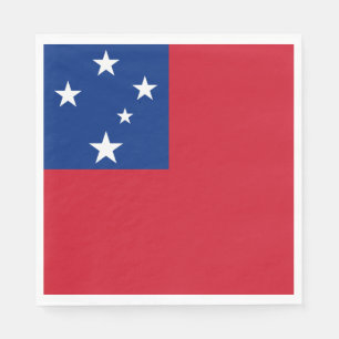 Serviette En Papier Drapeau de Samoa