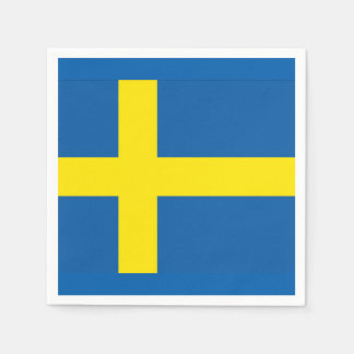 SERVIETTE EN PAPIER DRAPEAU DE SWEDISH