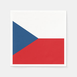 Serviette En Papier Drapeau de Tchéquie