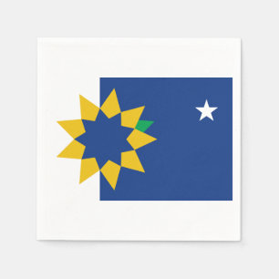 Serviette En Papier Drapeau de Topeka, Kansas