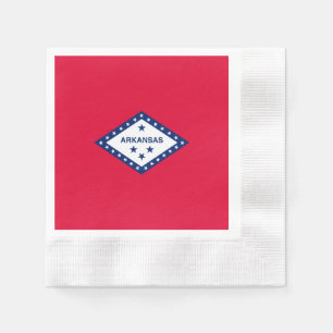 Serviette En Papier Drapeau d'État Arkansas