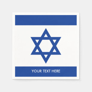 Serviette En Papier Drapeau d'Israelian des serviettes faites sur