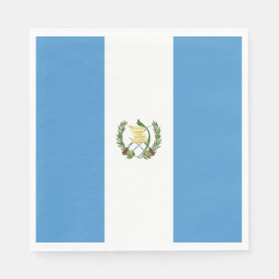 Serviette En Papier Drapeau du Guatemala