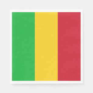 Serviette En Papier Drapeau du Mali