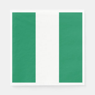 Serviette En Papier Drapeau du Nigeria