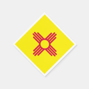 Serviette En Papier Drapeau du Nouveau Mexique