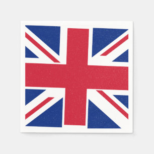 Serviette En Papier Drapeau du roi Charles Coronation britannique Roya
