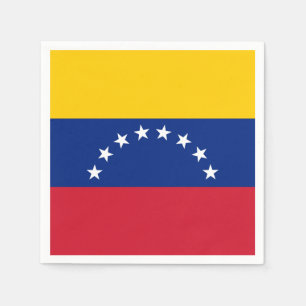 Serviette En Papier Drapeau du Venezuela