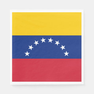 Serviette En Papier Drapeau du Venezuela