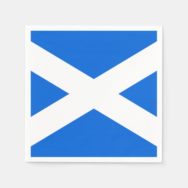 Serviette En Papier Drapeau écossais (Devant)
