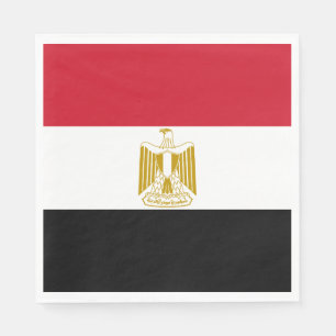 Serviette En Papier Drapeau égyptien
