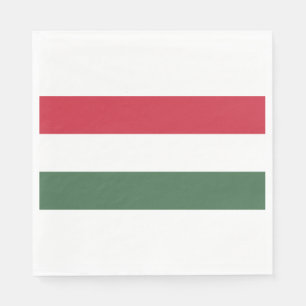 Serviette En Papier Drapeau hongrois
