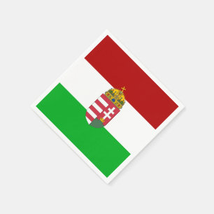 Serviette En Papier Drapeau hongrois