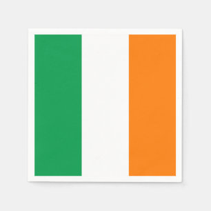 Serviette En Papier Drapeau irlandais
