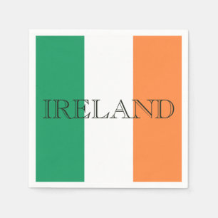 Serviette En Papier Drapeau irlandais Pncn Irlande