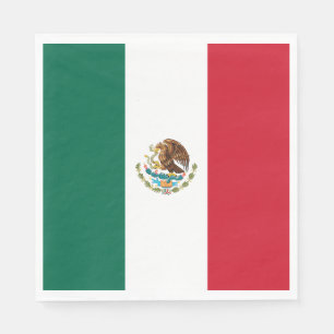 Serviette En Papier Drapeau mexicain