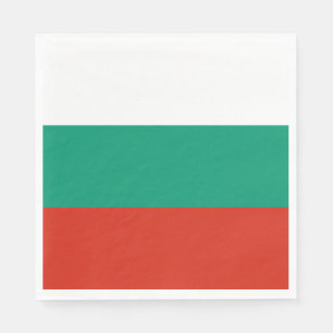Serviette En Papier Drapeau national bulgare