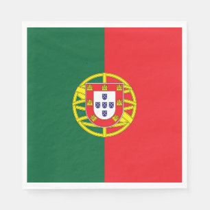 Serviette En Papier Drapeau Portugal