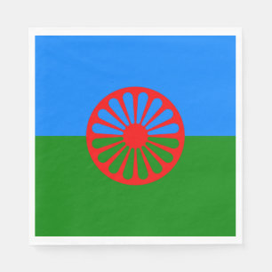 Serviette En Papier Drapeau romani