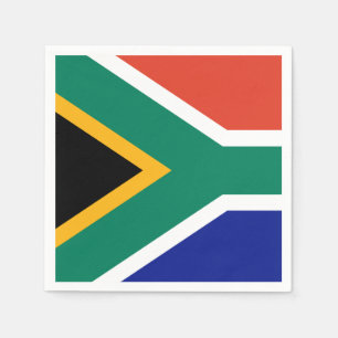Serviette En Papier Drapeau sud-africain