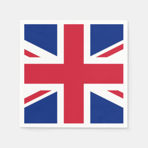 Serviette En Papier Drapeau Union Jack du Royaume-Uni