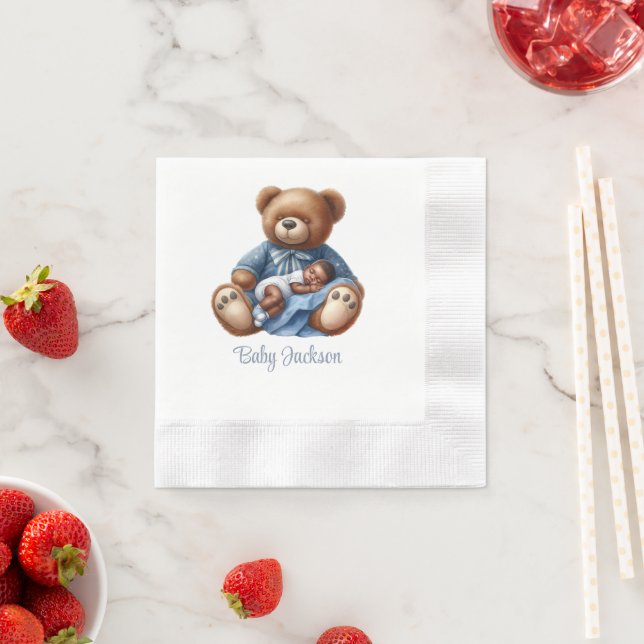 Serviette En Papier Dream Baby Bear Boy (En situation)