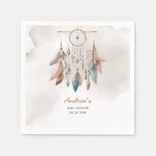 Serviette En Papier Dreamcatcher Boho Pastel