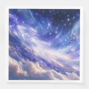 Serviette En Papier Dreamscape cosmique : Nebula scintillante et nuit 
