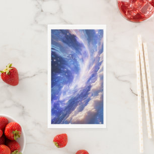 Serviette En Papier Dreamscape cosmique : Nebula scintillante et nuit 