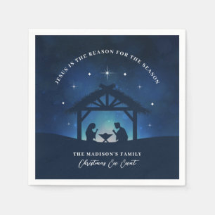 Serviette En Papier Dreamy Jésus est la raison de la Nativité de saiso