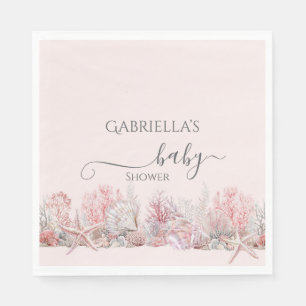 Serviette En Papier Dreamy Under the Sea Baby shower
