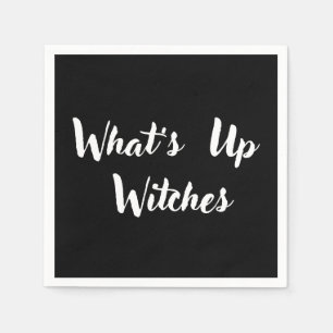 Serviette En Papier Drôle de dire Halloween