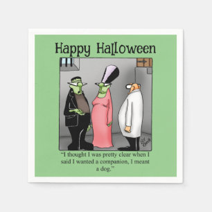 Serviette En Papier Drôle Halloween Party Napkins