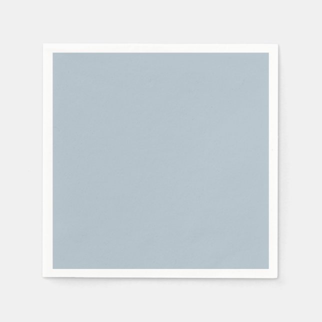 Serviette En Papier Dusky Light Winter Blue - Papier serviettes (Devant)