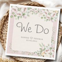 Dusty rose floral Nous faisons mariage