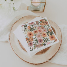 Dusty Rose Terracotta Floral