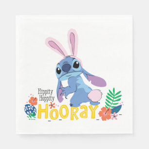 Serviette En Papier Easter Stitch Hippity Hoppity Hooray