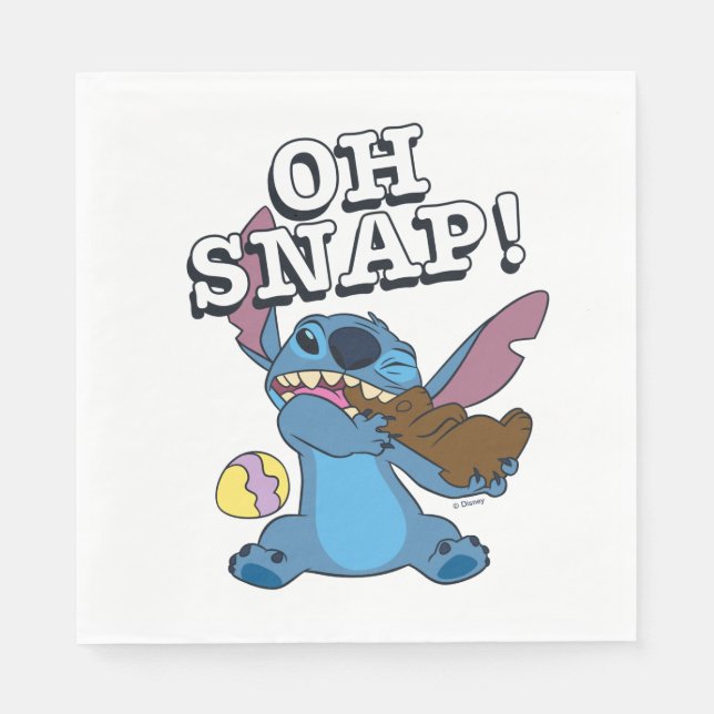 Serviette En Papier Easter Stitch | Oh Snap ! (Devant)