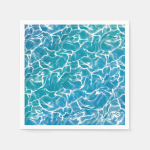 Serviette En Papier Eau bleue*