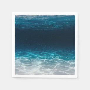 Serviette En Papier Eau de mer sous la mer