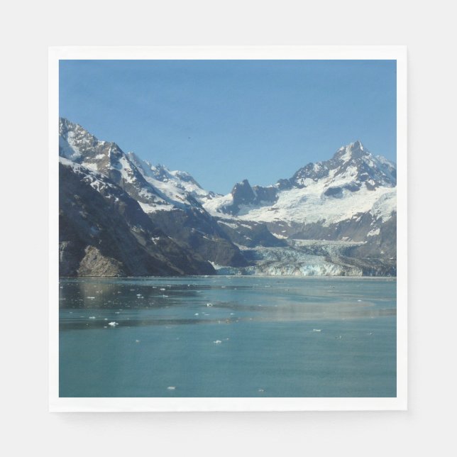 Serviette En Papier Eaux glaciaires de l'Alaska (Devant)