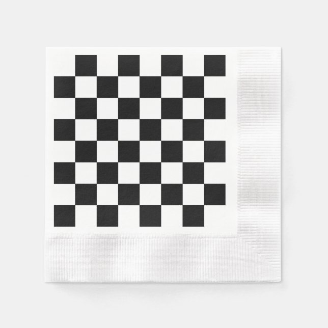 Serviette En Papier Échecboard (Devant)