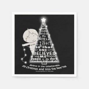 Serviette En Papier Éclairage de l'arbre