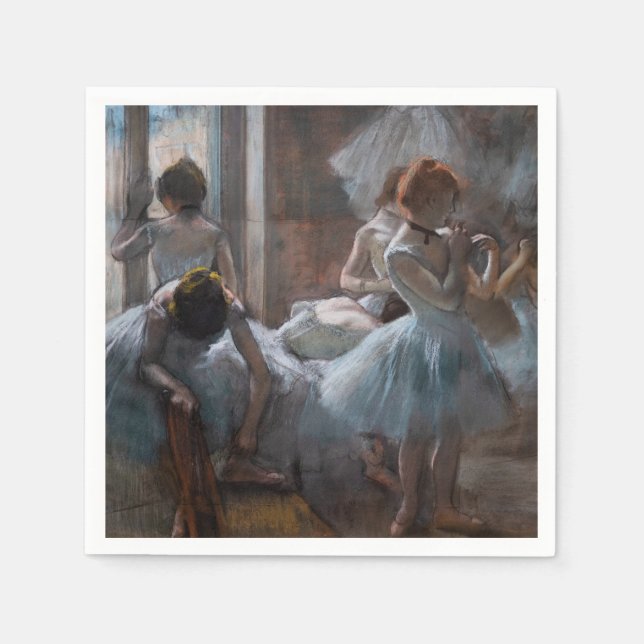 Serviette En Papier Edgar Degas - Danseurs (Devant)
